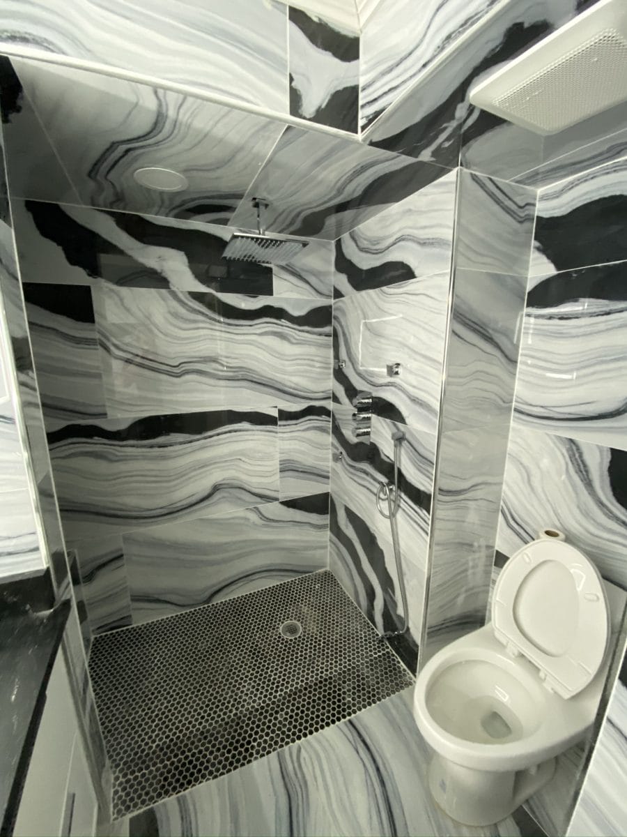 Utility installation by High Pace Construction, featured in Westwood Living