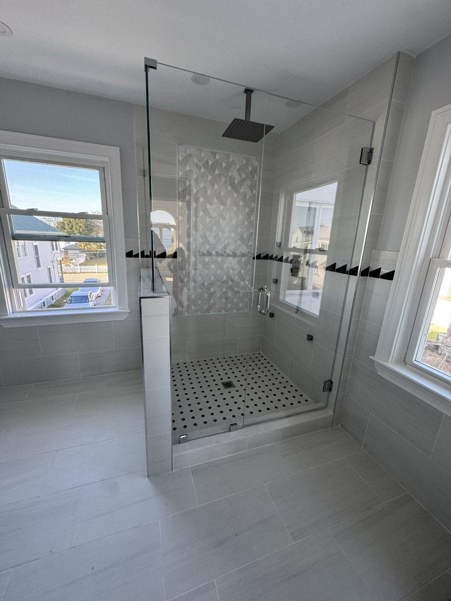 Bathroom renovation by High Pace Construction, featured in Westwood Living